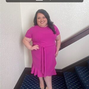 Ruffle Hem Dress